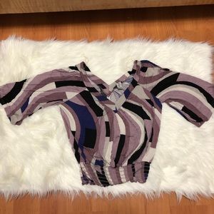 Macy’s American Rag Flutter Sleeves Top